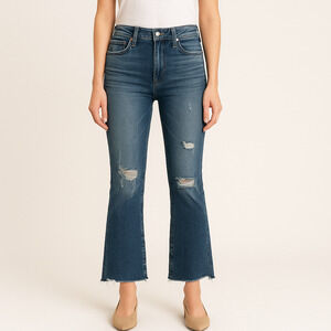 Mother Superior The Insider Crop Step Chew Better When Its Wrong Jeans - Size 25